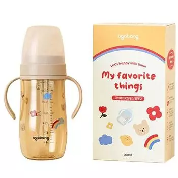 Соломенная чашка Agabang My Favorite Things 270 мл, разные цвета, 1 шт.