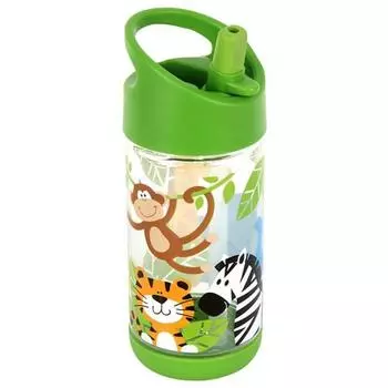 Соломенная чашка для малышей Stephan Joseph Flip Top, Safari, 1 шт.