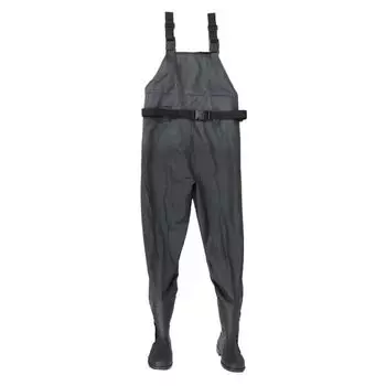 SOLTOOL Chest Highway Waders PVC Radial Black L Fishing River Sea Boots Poly Durable Repair Kit Included Farming Boots чёрный