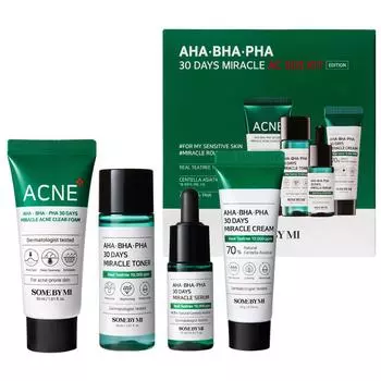 SOME BY MI AHA, BHA, PHA 30 Days Miracle AC SOS Kit AUTHENTIC STORE