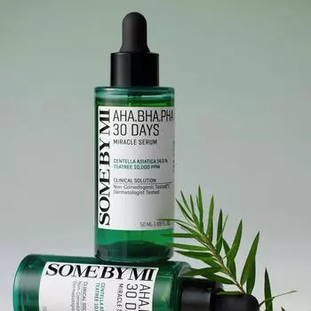 SOME BY MI AHA-BHA-PHA 30 DAYS MIRACLE SERUM 50 мл, Увлажнение, Корейская косметика, Kbeauty, образец