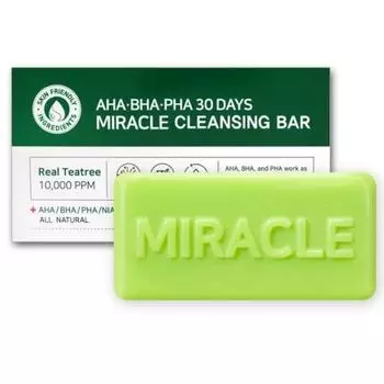 [SOME BY MI] AHA/BHA/PHA Очищающее мыло, 30 дней Miracle, 106 г