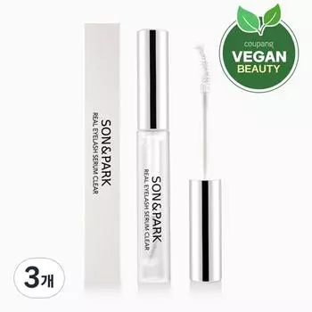 Son&Park Real Eyelash Serum Питательная прозрачная сыворотка для ресниц, 3 шт.