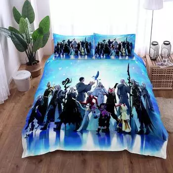 Song At Creations End Duvet Cover Set UK Single Double King US Twin Full Queen Size Комплект постельного белья в стиле аниме EU single(135x200cm)