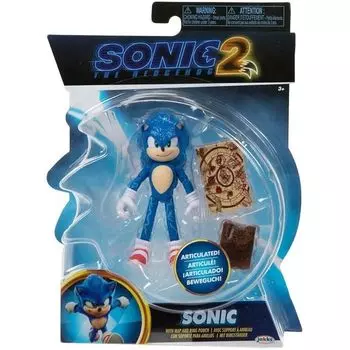 Sonic the Hedgehog 2 фильм 4 дюйма подвижная коллекция фигурок (Соник - Серия 2).