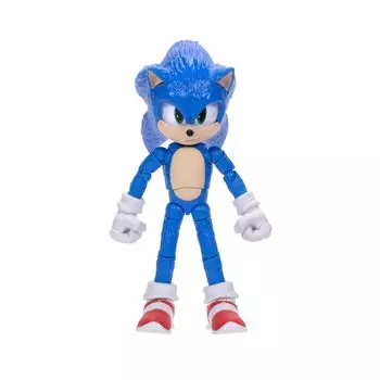 Sonic the Hedgehog Sonic 3 Movie Action Figure Sonic Collector Toy Figure Высоко артикулированная фигурка для мальчиков и девочек Официально лицензированный продукт 3