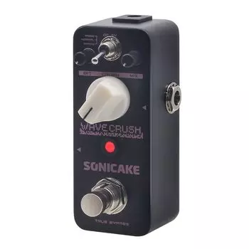 SONICAKE Bit Crusher Guitar Effector Pedal with Sampler Wave Crush чёрный