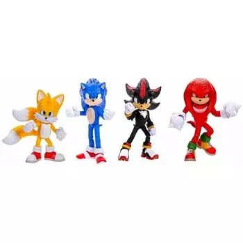 соник фильм 3 : Sonic shadow TOKYO MISSION jacks pacific 5 дюймов экшн-фигурка 4 шт. (Соник и Тейлз Наклз тень) фильм игра Токийская миссия