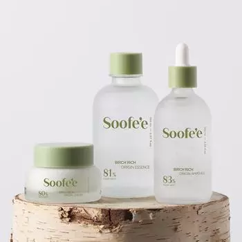soofee Birch Rich Origin Basic 3 Piece Set