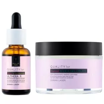 SOOZEE Quality First Dermalaser Ulthera R Retinol Dermalaser R100 Гель-крем 50 г [Фиолетовый/сыворотка и гель]