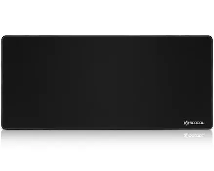 Soqool Mouse Большая игровая мышь Большая клавиатура Усиленная резина Высокая Подходит для оптического стола Коврик Коврик, 900x400x3 мм, Коврик, Размер, Коврик, Края/Нескользящий