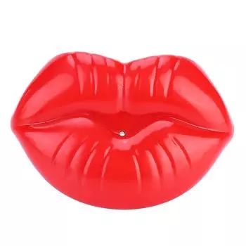 Соска-пустышка для младенцев Соска-пустышка Funny Lips Пищевой силикон Соска-пустышка Красная