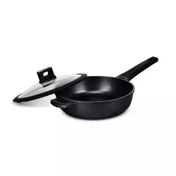 Сотейник 24см литой алюминий с антипригарным покрытием Tfi Brass Kitchencook