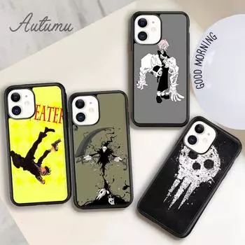 Чехол для телефона SOUL EATER для iPhone 11 12 13 14 Pro Max mini X XR XS SE 2020 5 6S 7 8 Plus Samsung Galaxy S21 S22 Cover shell iPhone 6plus