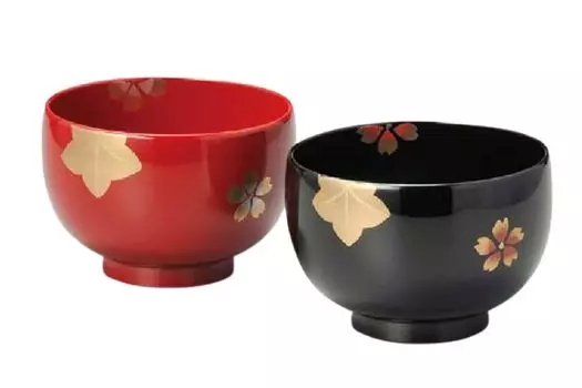 Soup Made in Spring and Microwaveable Couple Soup Dishwasher Microwave Part 1 J-kitchens Bowl, Japan, Autumn, Bowl, Shu/Tame (2 guests), 10.8cm, Safe,
