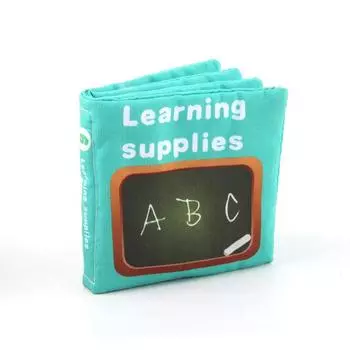 Source Three-Dimensional Baby Cloth Books Early Education Toys English Palm Books Stationery, Daily Necessities Baby Cloth Books