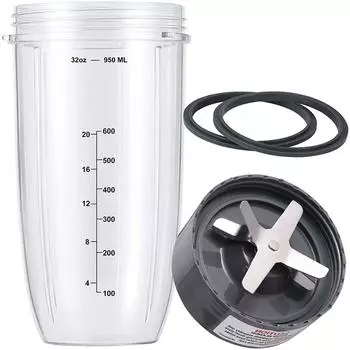 Совместимо с блендером Nutribullet, сменные части с 1 чашкой и 1 лезвием, для аксессуаров Nutribullet для 600 Вт и 900 Вт CHINA