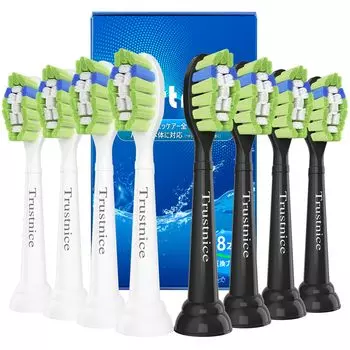 Совместимость с Evolution Trustnice Совместимость с Philips Electric Replacement Совместимость с White Protective и Diamond Replacement Toothbrush с