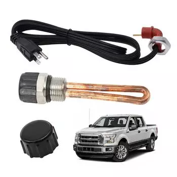 Совместимость с F250 F350 F450 F550 E250 E350 E450 E550 7.3L Powerstroke Diesels Блок нагревательного элемента и кабельный шнур двигателя