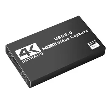 Совместимость с платой захвата HDMI 4K, 1080P 60FPS, видеоигра, запись видео в реальном времени, потоковая трансляция, демонстрация экрана, PS4, PS5, Xbox, Wii U, веб-камера