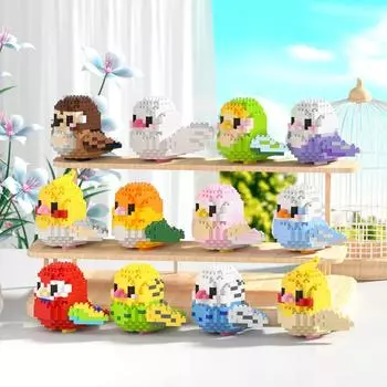 Совместимые строительные блоки серии Creative Cute Bird — развивающие и расслабляющие игрушки