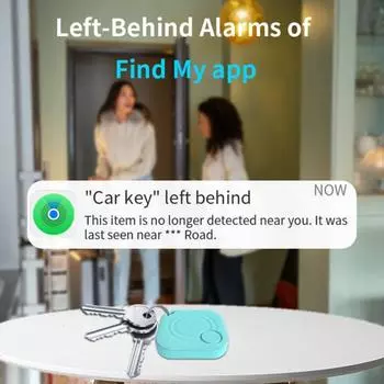 Совместимый с Bluetooth трекер Защита от потери устройства Защита конфиденциальности Легкий компактный размер Питание от батареи Трекер для багажа чёрный