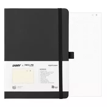 Совместимый с Neo блокнот N в твердой обложке, формат А5, цифровая линовка [LAMY smartpen] Write digital [Документ LAMY] NDO-DN185 (НеоЛАБ)