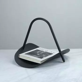 Современная простая металлическая корзина книжная полка журнальная стойка украшения модель дом офис продаж кабинет гостиная мягкие украшения