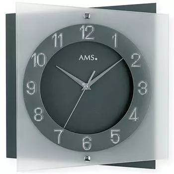 Современные настенные часы кварцевого типа фирмы AMS AM W9323