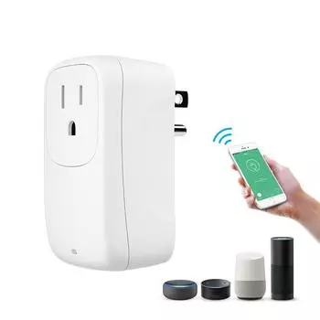 Sp4l Us 1/2/5/10 шт. Wi-Fi пульт дистанционного управления умная вилка Wi-Fi розетка Us умные розетки Wi-Fi работает с Alexa и Google 1 PCS