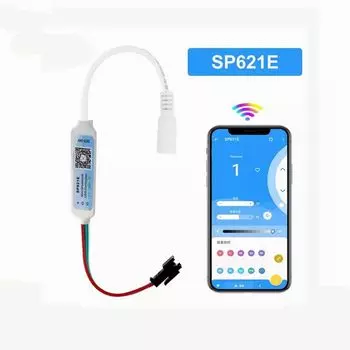 SP621E Музыкальный Bluetooth-контроллер приложений Адресный контроллер светодиодной ленты для WS2812B WS2811