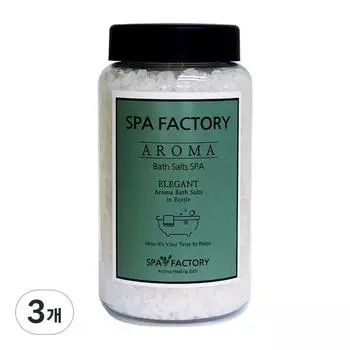 Spa Factory Elegant Himalaya White Aroma Соль для ванн Соль для ванн Роза, 600г, 3 шт.