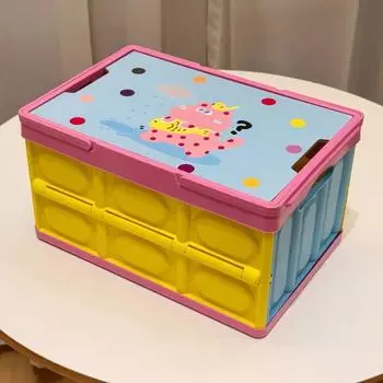 Space-Saving Outdoor Camping Box Cartoon Waterproof Case Sturdy Portable Storage Box RV Hiking