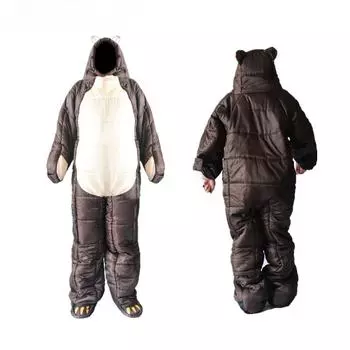 Спальный мешок Cotton Bear Camping Down, зимний костюм для -10—5, спальные мешки для холодной погоды, легкое походное снаряжение