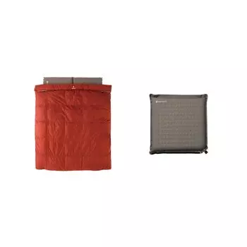 Спальный мешок Snow Peak Play Grand Offton Double Set Disaster Prevention Outdoor Camping [Полевой комплект] FK-313 красный