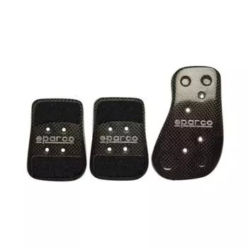 Sparco 03783L Carbon Fiber Pedal Kit, CARBON