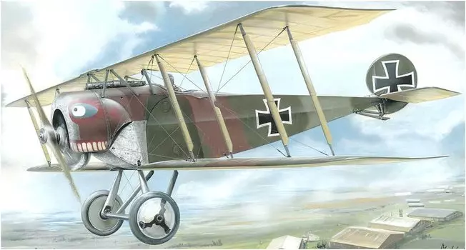 Special Hobby Люфтваффе Fokker Биплан Истребитель Glanzweig Пластиковая Модель SH32076n 1/32 D.2