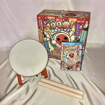 Специальное издание Taiko no Tatsujin! Специальный контроллер ударных инструментов с барабанами и палочками в комплекте