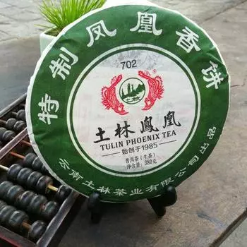 Специальный чай Feng Huang Xiang Bing 702 Тулин Феникс Пуэр 380г 2017 г. сырой пуэр 380g