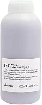 специальный шампунь Davines Love Love Smoothing Shampoo Pro для волос, которые беспокоятся о жесткости и 1000 мл [с дозатором] (для распространения)