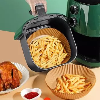 Special Paper for Air Fryer Baking Oil-proof Oil-absorbing Paper for Household BBQ Plate Oven Kitchen Pan Pad