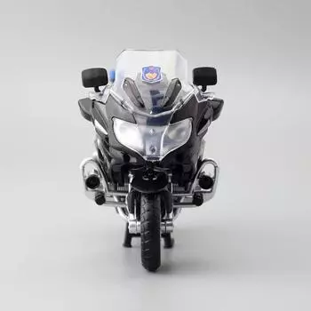 Special Simulation Alloy Police Motorcycle Model Toy For Play And Display