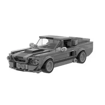 Speed Champions Car Racers Building Blocks City Vehicle KidsToys Sport Supercar Creative Garage Mustang Shelby GT500