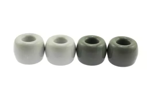 speed mao Simple Stylish Toothbrush Stand Ceramic Set of 4 White Gray 2 Color Set