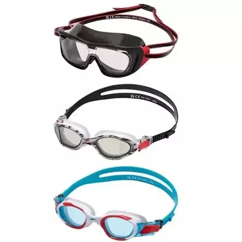 Speedo Junior 3 Pack УФ-защитные очки/маска без латекса с защитой от запотевания чёрный