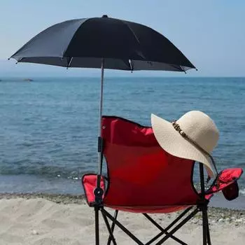 SPF50 + УФ-защита от солнца, зонтик от солнца, многоугольный регулируемый навес для уличного стула для синий