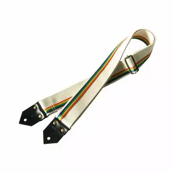 Spice Note Rainbow ES-C5071RBIVY Guitar Strap (Ivory)