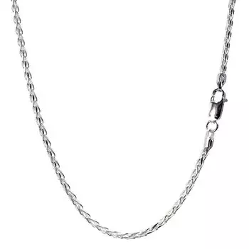 Spiga Chain Necklace Silver SV 925 Width Length 55cm [Sears] 2.8mm ssg80-55