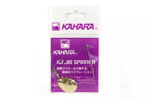 Спиннер для джиг-джиг Kahara KJ с проволокой Colarado Blade Gold, размер 3,5 (1871 г.)