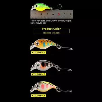 Спиннербейт 2,1 г/3,6 см, спиннербейт Rock Mini Minnow Bait, бионическая приманка, принадлежности для морской рыбалки as the picture